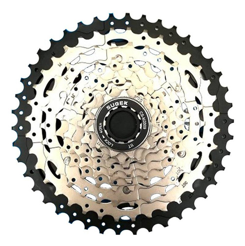 Cassette 9sp 11-42t Black/silver W/sugek