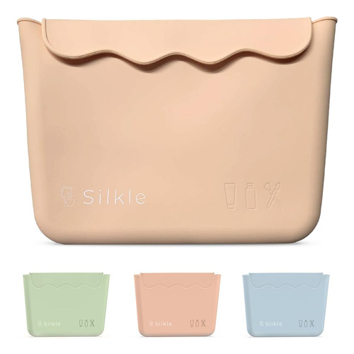 Silkle Bolsa De Maquillaje De Silicona, Organizador De Maqui