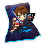 Kit Harry Potter Almofada + Cobertor Presente Geek Friozinho