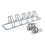 Decobros 5 Bike Bicycle Floor Parking Adjustable Rack Storag