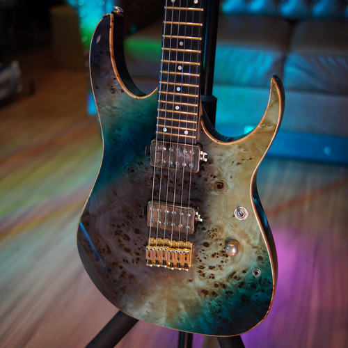 Guitarra Elétrica Ibanez Premium Rg6 Ppbfx Tropical Seafloor