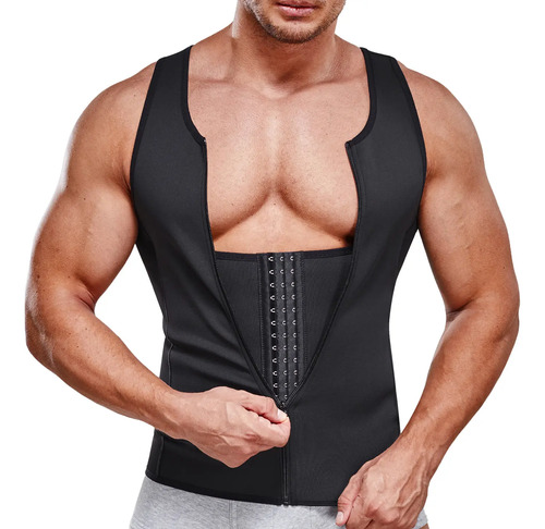 Nebility Cremallera Playera Sin Manga De Compresión Hombre | MercadoLibre