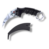 Cuchillo Tipo Kerambit Tactico Funda De Polimero Dragon Csgo