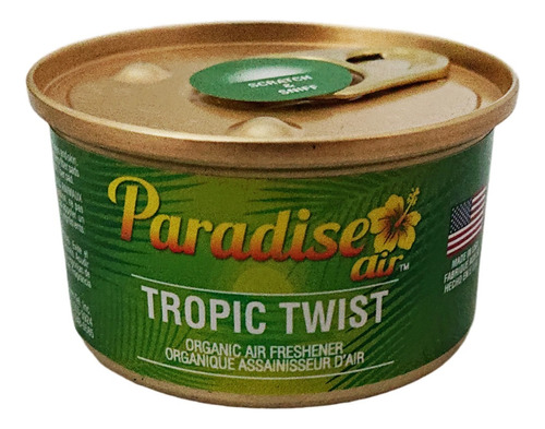 Aromatizante Paradise Orgánico Aroma Tropic Twist 42g