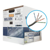 Cable Utp Cat6+ Belden 2412 008a1000 Gris 305mts Cmr