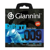 Encordoamento Para Guitarra Giannini Geegst9 (.009-.042)