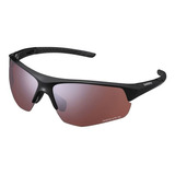 Gafas De Ciclismo Shimano Twinspark, Negras, Lentes Ridescape, Lentes Hc, Color Marrón