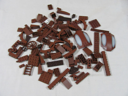 Lego® Lote De 100 Piezas Marrones.