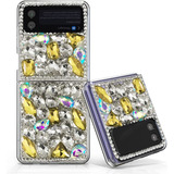 Funda Rigida Para Samsung Galaxy Z Flip 3 5g De Cristal T...