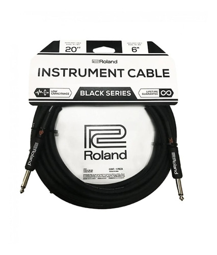 Cable P/instrumento Plug Ts1/4 6mts Roland Ric-b20 Rjd