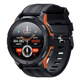 Smartwatch Carrello C25 Reloj Inteligente Llamadas Fitness Bluetooth Modos Deportivos Salud Notificaciones Color Naranja