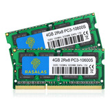 8gb (2x4gb) Ddr3-1333 Mhz Sodimm 1.5v Memoria Ram Rasalas