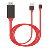 Cable Lightning A Hdmi Adaptador Convertidor iPhone Video 2m