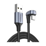 Ugreen Cable Usb A A Usb C Con Codo En U Carga Rápida 3a