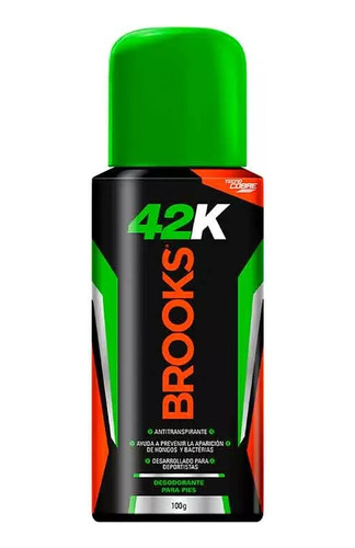 Brooks Talco Desodorante Para Pies 42k  100gr