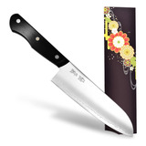 Cuchillo De Cocina Japonés Santoku De Acero Inoxidable Mango