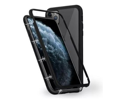 Funda Metalica Magnetica Doble Vidrio Para iPhone 12 Pro Max