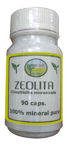 Zeolita Micronizada 4 Frascos De 90 Capsulas 500mg