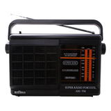 Rádio Portátil Motobras Rm-pft22ac 2 Faixas Preto