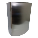 Cesto Tacho Basura Metal Acero Pared Baño Grande