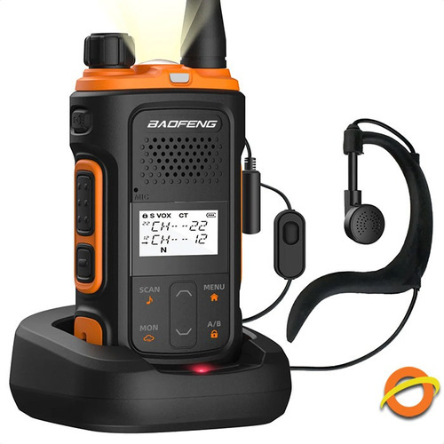 Handy Baofeng Radio Recargable Manos Libres Walkie Talkie 