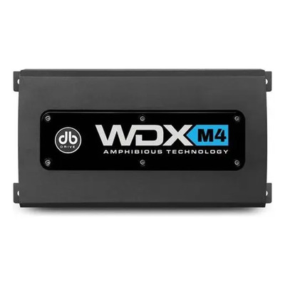 Amplificador Marino De Audio Db Drive WDXM4 Amphibious Series 4 Canales Clase D Full Range 1500 Watts Color Negro | Meses sin interés