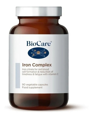 Biocare - Complejo De Hierro 90cap Deficit De Hierro, Anemia