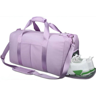 Maleta Deportiva Gym Bolsa De Deporte Con Compartimento Para Zapatos, Mochila Fitness Portátil De Gran Capacidad E Impermeable, Bolsa De Viaje Para Hombres Y Mujeres Color Lila | MercadoLibre