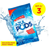 Super Algicida Para Piscinas Azul Pods Kit Com 3