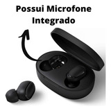 Fone De Ouvido Bluetooth Preto Para Mi 9 / 9t / Se