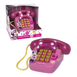 Telefone Infantil Foninho Sonoro Minnie Elka