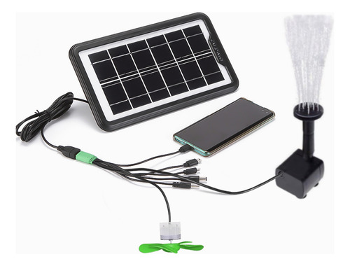 Multifunción Panel Solar Cargador Portatil 3w Celular Usb