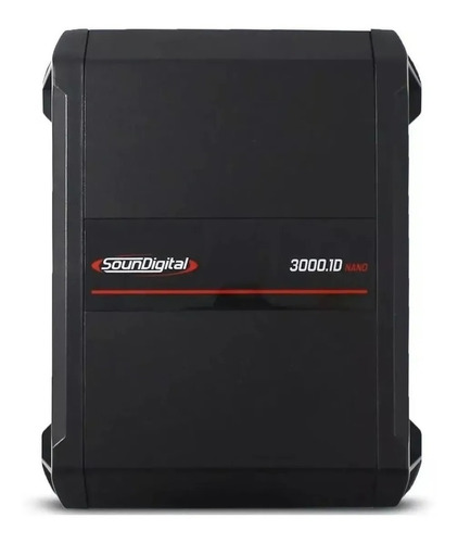 Amplificador Para Carros, Picapes E Suvs Soundigital Evo Sd3000.1d Clase D Com 1 Canal E 3000w