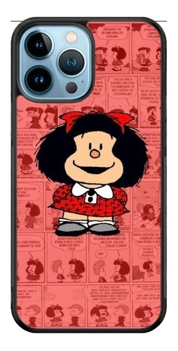 Funda Para iPhone Mafalda Retro Rojo