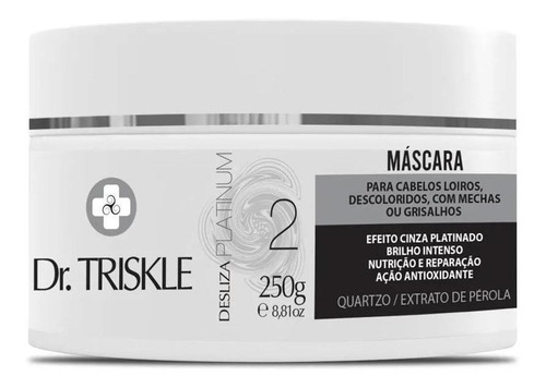 Máscara Desliza Platinum Matizadora Dr.triskle 250g