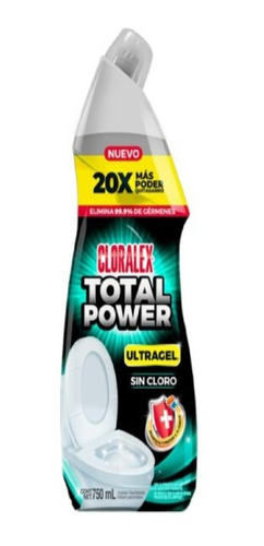 3 Pzas Cloralex Total Power Ultra Gel 750 Ml