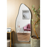Espelho Grande 170x70 Industrial Decorativo Orgânico Moldura Moldura Prata