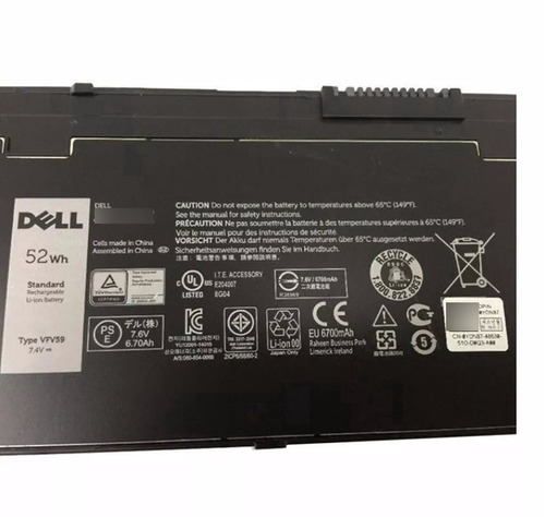 Bateria Original Dell Latitude E7250 / E7240 Type Vfv59