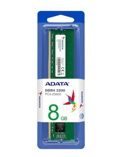 Memoria Udimm Ddr4 Adata 8gb 3200 Mhz Pc4 - 25600 1.2v Cl22