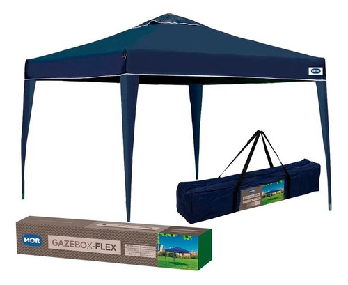 Gazebo Articulado X-flex Mor Tenda Praia 3x3 Barraca Camping