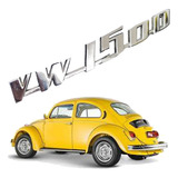 Emblema Volkswagen Vocho Tapa Motor Cromado Vw 1500 Metalico