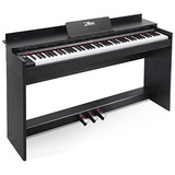 Piano Digital Zhruns Zr-309-bk De 88 Teclas Con Función