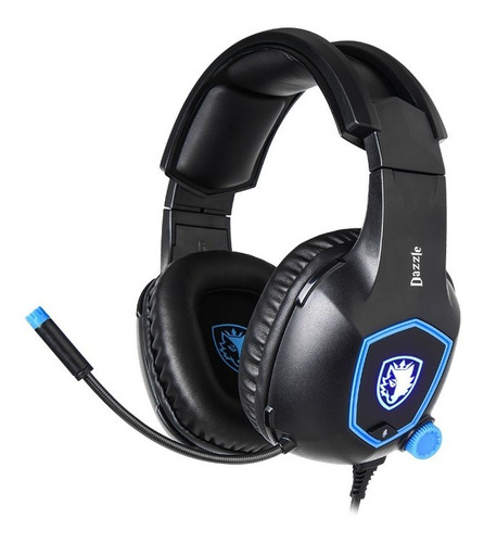 Audifono Diadema Gamer Usb Sades Dazlee Sonido Virtual  7.1 