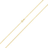 Corrente Cordão Ouro 18k Feminino Piastrine 45cm Promoção