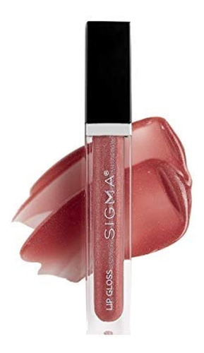 Sigma Beauty Brillo De Labios Hidratante Suave Tintado, Bri.