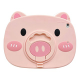 Estuche Para Tableta Pink Piggy De 360 ° Para iPad