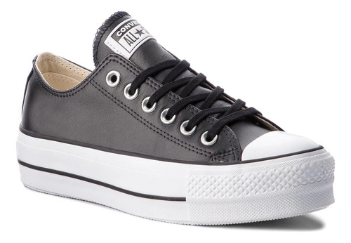 Tenis Converse Plataforma Chuck Taylor All Star Piel 561681c