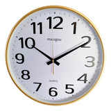 Reloj Análogo De Pared Clásico Diseño 35 Centímetros