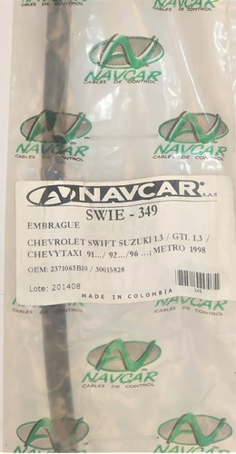 Guaya De Embrague Clutch Chevrolet Suzuki Swift  Foto 4