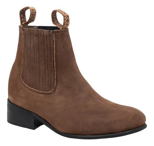 Botin Vaquero Tipo Charro Color Negro Para Niño 15 Al 21 | Envío gratis